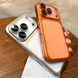Ultra-Thin Matte Transparent Case for Iphone 17 Pro Max, 17Pro, And 17Promax, Featuring a Hard PC Cover And Lens Film.