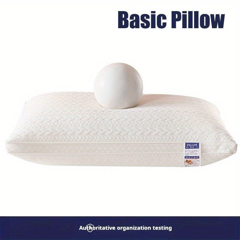 2025 NEW 1/2 Pack Hotel Quality Pillows, Supportive Filled Pillows, Sleep Pillows, Five-star Hotel Pillow Hotel Water-washed Home Adult Bed Pillow Core Dormitory Cervical Spine Fiber Pillow Core - Neck Support, Non-Collapse H