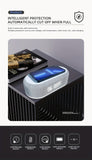 Desktop Clock Alarm Clock Wireless Charging Night Light Table Lamp Thermometer Mobile Phone Three-in-One Wireless Charger
