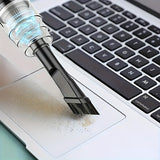 Newly Upgraded Model, Portable Cordless Handheld Vacuum Cleaner, Cyclone Suction Cordless Vacuum Cleaner, Large Suction USB Fast Charging with Seam Brush Computer Cleaning Head Multi-purpose. Suitable for Car/office/home, Lab