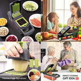 16-In-1 Kitchen Tool For Preparing Salads, Fruits, And Vegetables, Including A Peeler, Cutter, Slicer, Dicer, And Chopper