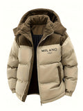 Men'S Casual Faux Fur Jacket with 
