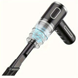 Newly Upgraded Model, Portable Cordless Handheld Vacuum Cleaner, Cyclone Suction Cordless Vacuum Cleaner, Large Suction USB Fast Charging with Seam Brush Computer Cleaning Head Multi-purpose. Suitable for Car/office/home, Lab