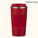 Stainless Steel Vacuum Insulated Travel Mug, Leak-Proof Design, Double-Walled with Lid, Portable Thermal Sports Water Bottle, Suitable for Fitness, Car Use, Essential for Christmas and Halloween
