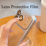 Ultra-Thin Matte Transparent Case for Iphone 17 Pro Max, 17Pro, And 17Promax, Featuring a Hard PC Cover And Lens Film.
