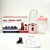 Portable 2-in-1 Blender and Juicer | 6 Blades, USB Rechargeable, Dual Cups - Perfect for Smoothies, Milkshakes & Iced Drinks - Ideal Gift for Valentine's Day, Thanksgiving, Halloween/Christmas, Mother’s Day