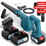 Cordless Blade Blower, Powerful Electric Blower, with Battery And Charger, Portable Brushless Design, Suitable for Lawn, Yard, Road And Car Cleaning, Portable Blade Blower