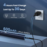 SEJOY Sonic Electric Toothbrush Rechargeable Electric Toothbrush, Deep Cleaning with 3 Modes, 6 Replacement Brush Heads, Portable, Suitable for Travel, Dormitory, Gift, Black, Pink, Blue, Purple, Gift for Parents, Couples