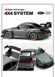 RC Drift Racing 1:24 Scale RC Car, 2.4G Remote Control Car, 20+Km/H High Speed Racing Car, Drift Car, with Drift Tires, Obstacles And Lights, Suitable for Christmas, Highspeed Rc Car, Drift Racing Car, Sleek Rc Car, Sporty De
