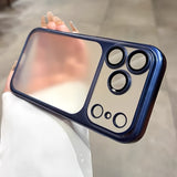 Ultra-Thin Matte Transparent Case for Iphone 17 Pro Max, 17Pro, And 17Promax, Featuring a Hard PC Cover And Lens Film.