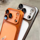 Ultra-Thin Matte Transparent Case for Iphone 17 Pro Max, 17Pro, And 17Promax, Featuring a Hard PC Cover And Lens Film.