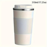 Stainless Steel Vacuum Insulated Travel Mug, Leak-Proof Design, Double-Walled with Lid, Portable Thermal Sports Water Bottle, Suitable for Fitness, Car Use, Essential for Christmas and Halloween