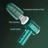 Newly Upgraded Model, Portable Cordless Handheld Vacuum Cleaner, Cyclone Suction Cordless Vacuum Cleaner, Large Suction USB Fast Charging with Seam Brush Computer Cleaning Head Multi-purpose. Suitable for Car/office/home, Lab
