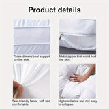 1/2/4pcs 3D Luxury Hotel Pillow Set - Deep Sleeping Massage Pillow Core, Moisture-Absorbing Breathable Polyester Bedding for Bedroom, Living Room