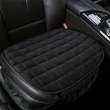 Car Seat Cushion - Soft, Breathable, Non-Slip, Lightweight, 1pc, Beige Quilted Design, Hand Washable