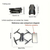 Popular E99 Pro Folding Drone with Altitude Hold for Stable Flight, Easy to Operate, Suitable for Beginners and Aerial Photography Enthusiasts, Features Wi-Fi Function, Optical Flow Hovering, Indoor/Outdoor Foldable Drone, Vi