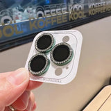 Bling Glitter Diamond Camera Lens Protector Case For iPhone 17 16 15 14 13 12 11 Pro Max Plus Sreen Protectors Film For iPhone17
