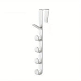 1pc Bedroom Door Hanger Clothes Hanging Rack Over The Door Plastic Home Storage Organization Hooks, Purse Holder For Bags Rails