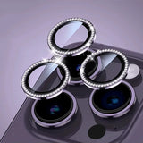 Bling Glitter Diamond Camera Lens Protector Case For iPhone 17 16 15 14 13 12 11 Pro Max Plus Sreen Protectors Film For iPhone17