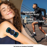 Electric Neck Massager EMS Muscle Massage Stimulator Low Frequency Instrument Back Cervical Calf Patches Pain Joints Mini Device