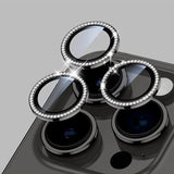 Bling Glitter Diamond Camera Lens Protector Case For iPhone 17 16 15 14 13 12 11 Pro Max Plus Sreen Protectors Film For iPhone17