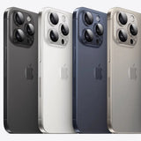 Metal Camera Protector For iPhone 17 ProMax 17Pro 17Air 15 14 16 ProMax Alloy Case Back Lens Tempered Glass Cover Protective Cap