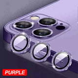 Camera Lens Protector For iPhone 17 Pro Max 17Air 17Pro 15 16 Pro Max Diamond Metal Protective Glass For iPhone 14 15 Plus Lens