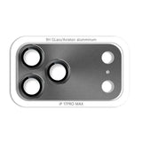 Metal Camera Protector For iPhone 17 ProMax 17Pro 17Air 15 14 16 ProMax Alloy Case Back Lens Tempered Glass Cover Protective Cap