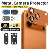 Metal Camera Protector Glass For iPhone 17 Pro Max 17Pro Max Alloy Lens Ring Cover For iPhone17 Pro Max Phone Lens Accessories