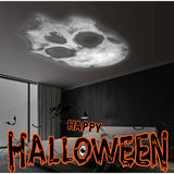 Halloween Decorations 360° Rotatable Skull Led Night Light With Interchangeable Projection Pattern Usb Powered Halloween Product