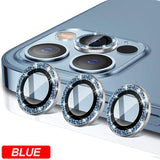 Camera Lens Protector For iPhone 17 Pro Max 17Air 17Pro 15 16 Pro Max Diamond Metal Protective Glass For iPhone 14 15 Plus Lens