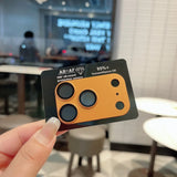 For iPhone 17 Pro Max Camera Lens Accessories Tempering Glass 360° All -Round Metal Camera Protector Glass