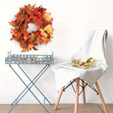 2M Artificial Fall Maple Leaf Garland Fake Plants Autumn Decor Leaves Vine for Thanksgiving Halloween Festivals Wedding Decora