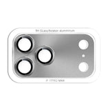 Metal Camera Protector For iPhone 17 ProMax 17Pro 17Air 15 14 16 ProMax Alloy Case Back Lens Tempered Glass Cover Protective Cap