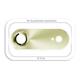 Metal Camera Protector For iPhone 17 ProMax 17Pro 17Air 15 14 16 ProMax Alloy Case Back Lens Tempered Glass Cover Protective Cap