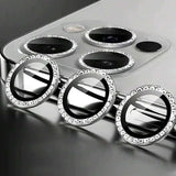 Bling Glitter Diamond Camera Lens Protector Case For iPhone 17 16 15 14 13 12 11 Pro Max Plus Sreen Protectors Film For iPhone17