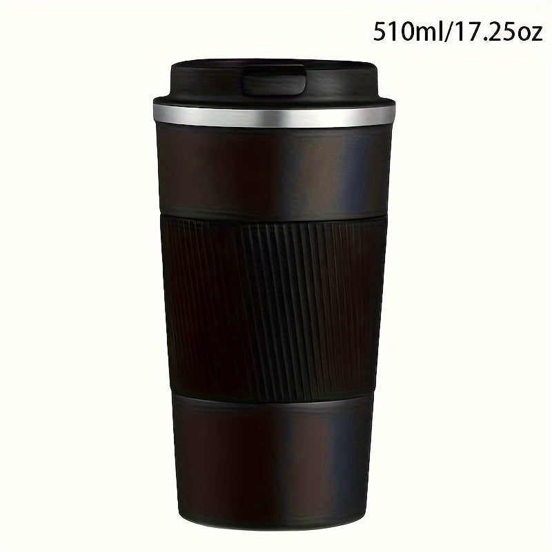 Stainless Steel Vacuum Insulated Travel Mug, Leak-Proof Design, Double-Walled with Lid, Portable Thermal Sports Water Bottle, Suitable for Fitness, Car Use, Essential for Christmas and Halloween
