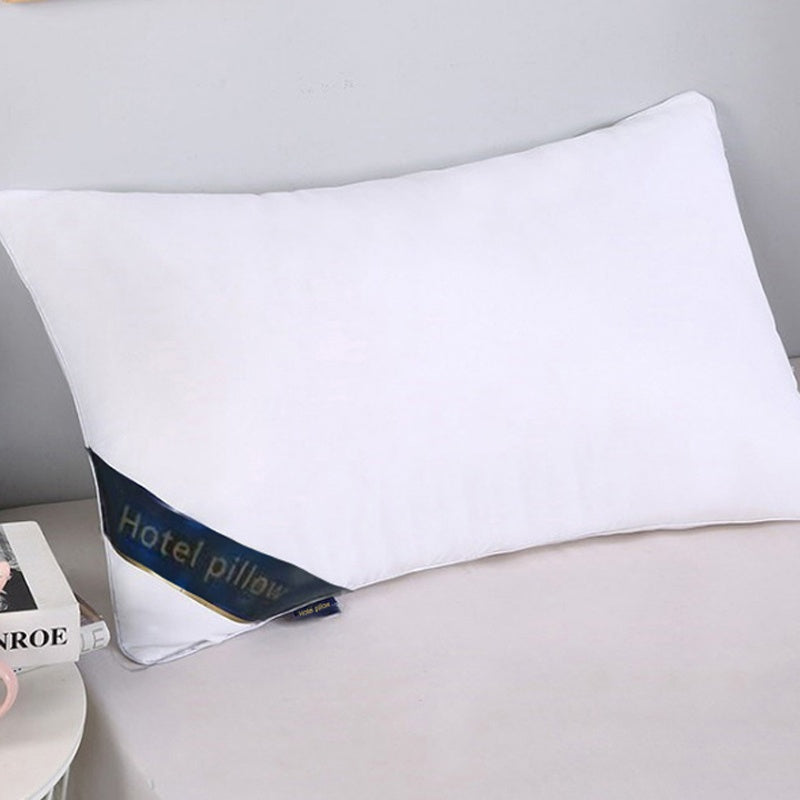 1/2/4pcs 3D Luxury Hotel Pillow Set - Deep Sleeping Massage Pillow Core, Moisture-Absorbing Breathable Polyester Bedding for Bedroom, Living Room