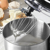 SUPERLEX 3-in-1 Stand Mixer 5L 1300W 8-Speed Kitchen Machine with Pulse, Stainless Steel Dough Hook Whisk & Eggbeater Attachments, Energy Class A+++ for Baking Cakes Bread, Black, Baking Essentials, Ergonomic Handle, Reliable
