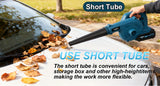 Cordless Blade Blower, Powerful Electric Blower, with Battery And Charger, Portable Brushless Design, Suitable for Lawn, Yard, Road And Car Cleaning, Portable Blade Blower