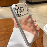Ultra-Thin Matte Transparent Case for Iphone 17 Pro Max, 17Pro, And 17Promax, Featuring a Hard PC Cover And Lens Film.