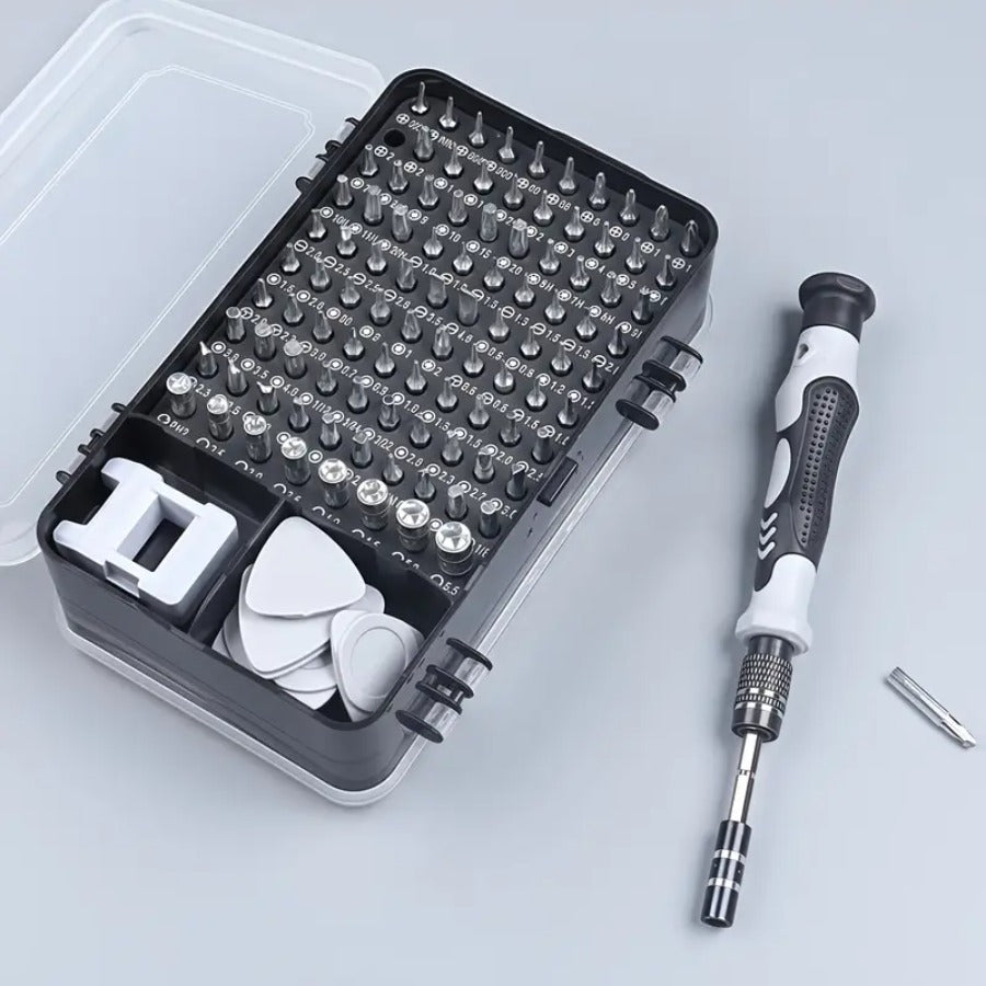 115-in-1 Screwdriver Set Precision, Metal, Magnetic, Manual Use Without Electricity, for Mobile Phones, Cameras, Clocks, Disassembly and Repair, Home Maintenance | Versatile Tool Kit | Durable Screwdriver Set