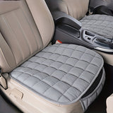 Car Seat Cushion - Soft, Breathable, Non-Slip, Lightweight, 1pc, Beige Quilted Design, Hand Washable