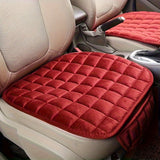 Car Seat Cushion - Soft, Breathable, Non-Slip, Lightweight, 1pc, Beige Quilted Design, Hand Washable