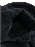 Men'S Casual Faux Fur Jacket with 