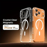Magnetic Case for iPhone 17 Pro Cases Shockproof Cover for iPhone 17 16 15 14 13 Pro Air 17pro max, Phone Protection, Compatible, Modern Phone Accessory, Minimalist Design, Premium Finish, Durable Case, Protective Cover, Shoc