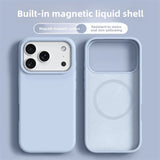 Luxury Magnetic Shockproof Case for Apple iPhone 17 Pro Max 17 Pro 17 Air 17 16 16 Pro Max 16 Plus 16 Liquid Cases Bumper Soft Cover Phone Accessories, Magnetic Phone Case, Phone Case with Magnet
