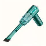 Newly Upgraded Model, Portable Cordless Handheld Vacuum Cleaner, Cyclone Suction Cordless Vacuum Cleaner, Large Suction USB Fast Charging with Seam Brush Computer Cleaning Head Multi-purpose. Suitable for Car/office/home, Lab