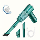 Newly Upgraded Model, Portable Cordless Handheld Vacuum Cleaner, Cyclone Suction Cordless Vacuum Cleaner, Large Suction USB Fast Charging with Seam Brush Computer Cleaning Head Multi-purpose. Suitable for Car/office/home, Lab