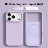 Luxury Magnetic Shockproof Case for Apple iPhone 17 Pro Max 17 Pro 17 Air 17 16 16 Pro Max 16 Plus 16 Liquid Cases Bumper Soft Cover Phone Accessories, Magnetic Phone Case, Phone Case with Magnet